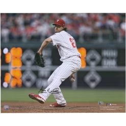 Autographed Philadelphia Phillies Aaron Nola Fanatics Authentic 16" X 20" Pitching Photograph