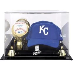 Kansas City Royals Fanatics Authentic Acrylic Cap And Baseball Logo Display Case