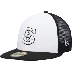 Men's Chicago White Sox New Era White/Black 2023 On-Field Batting Practice 59FIFTY Fitted Hat