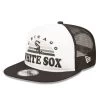 Men's Chicago White Sox New Era White/Black Gradient Golfer 9FIFTY Snapback Hat