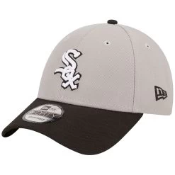 Men's Chicago White Sox New Era Gray/Black League 9FORTY Adjustable Hat
