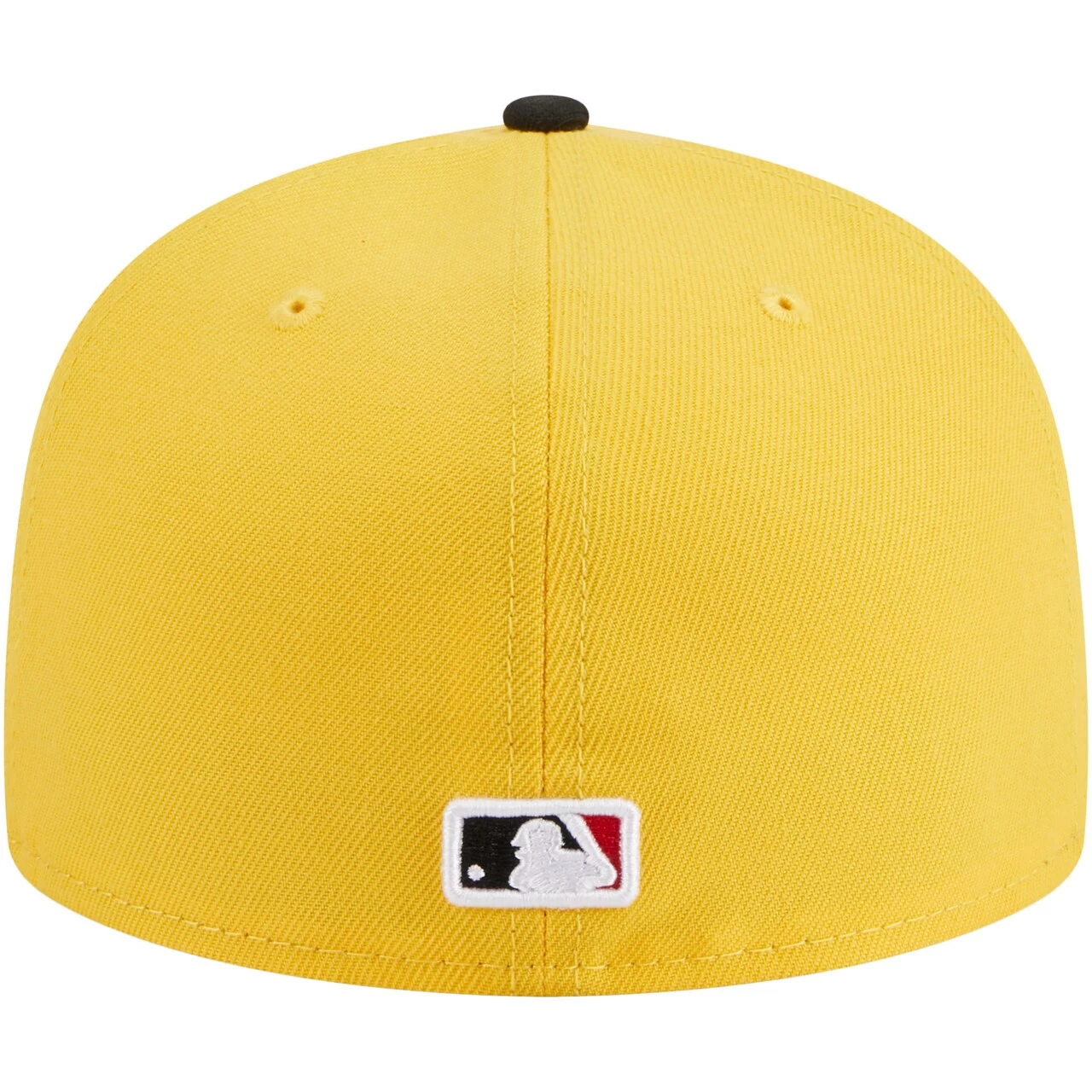 Men's Cleveland Guardians New Era Yellow/Black Grilled 59FIFTY Fitted Hat - Image 4