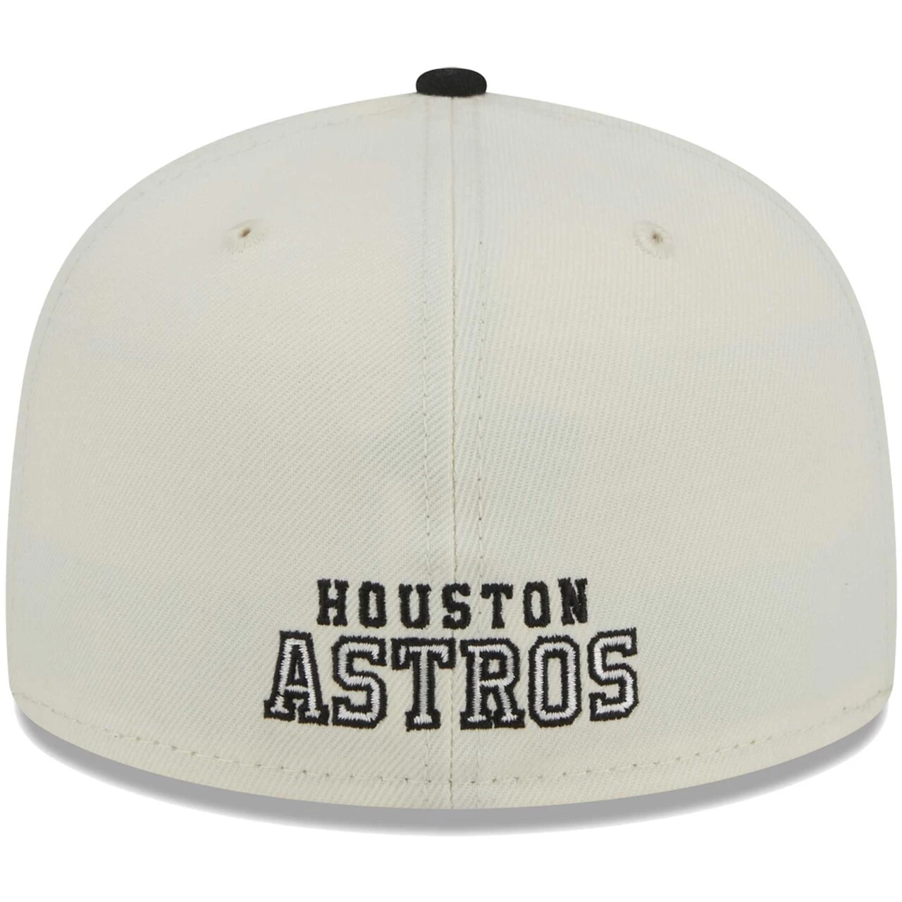 Men's Houston Astros New Era Stone/Black Chrome 59FIFTY Fitted Hat - Image 4