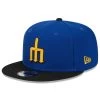 Men's Seattle Mariners New Era Royal/Black 2023 City Connect 9FIFTY Snapback Adjustable Hat