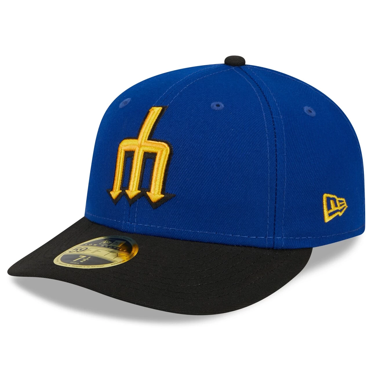 Men's Seattle Mariners New Era Royal/Black 2023 City Connect Low Profile 59FIFTY Fitted Hat