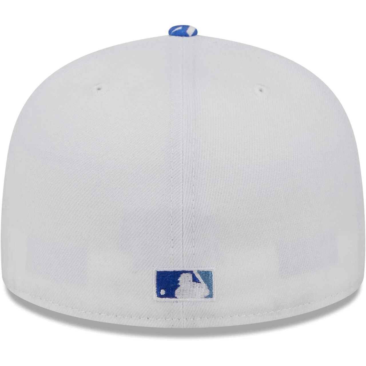 Men's Chicago Cubs New Era White/Blue Flamingo 59FIFTY Fitted Hat - Image 4