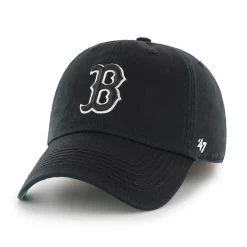 Boston Red Sox '47 Primary Team Logo Franchise Fitted Hat – Black