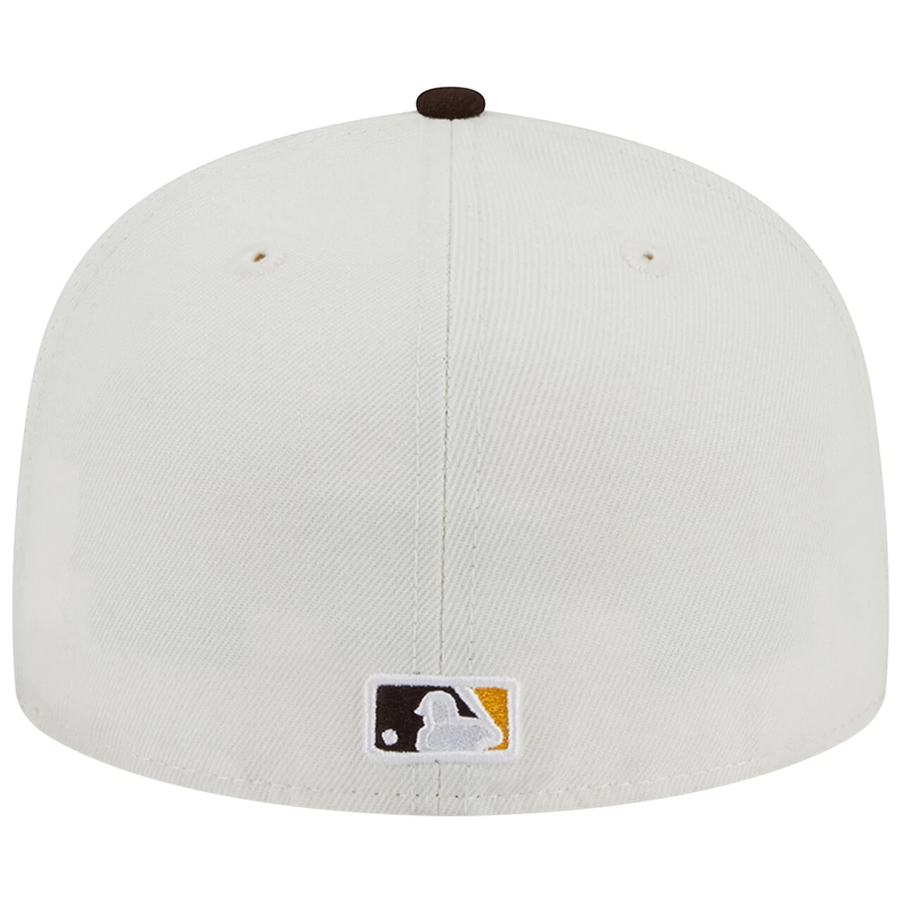 Men's San Diego Padres New Era Stone/Brown Retro 59FIFTY Fitted Hat - Image 4