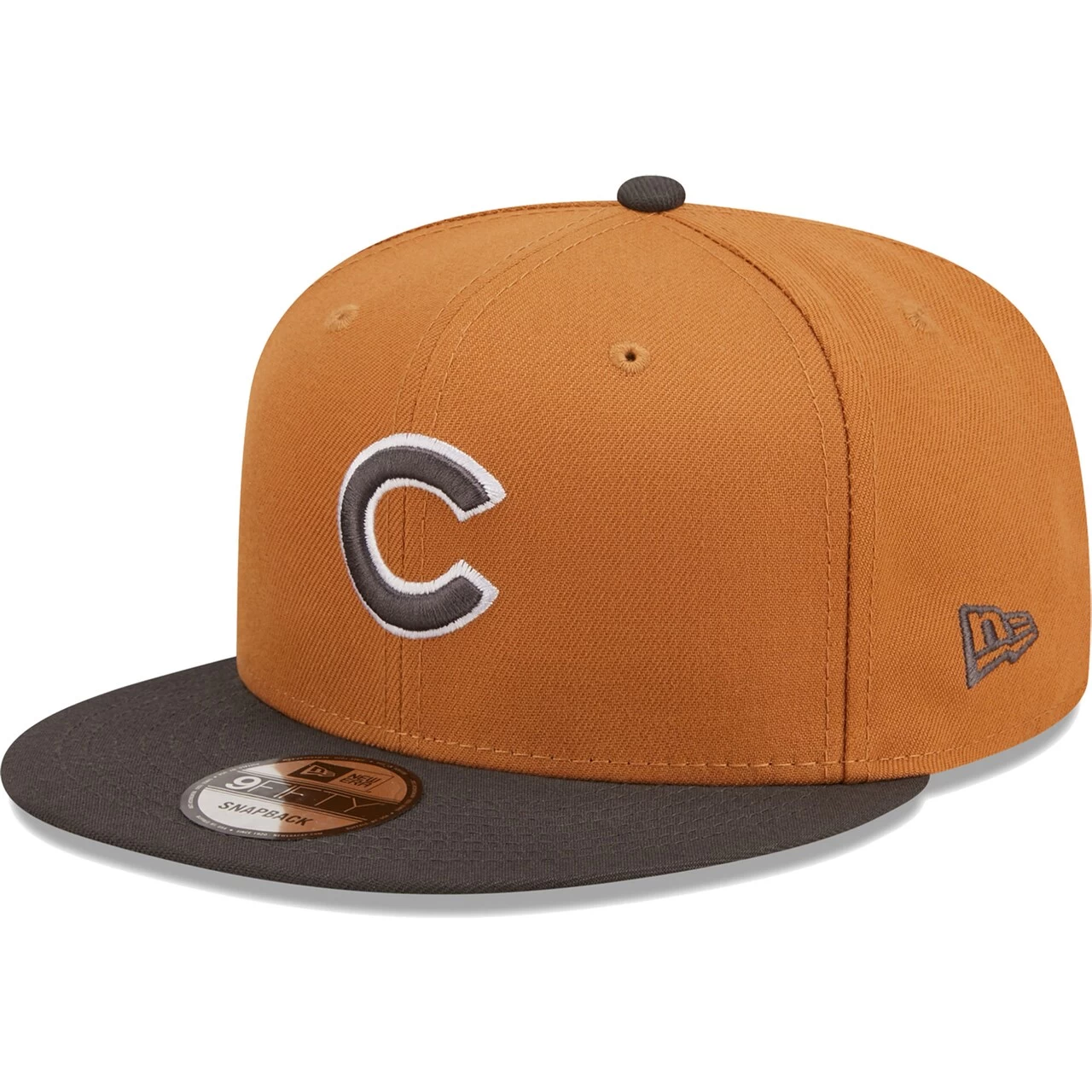 Men's Chicago Cubs New Era Bronze/Charcoal Color Pack Two-Tone 9FIFTY Snapback Hat