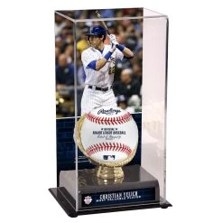 Milwaukee Brewers Christian Yelich Fanatics Authentic 2018 NL MVP Gold Glove Display Case With Image