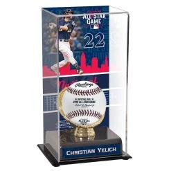 Milwaukee Brewers Christian Yelich Fanatics Authentic 2019 MLB All-Star Game Gold Glove Display Case With Image