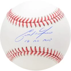 Autographed Milwaukee Brewers Christian Yelich Fanatics Authentic Baseball With "18 NL MVP" Inscription