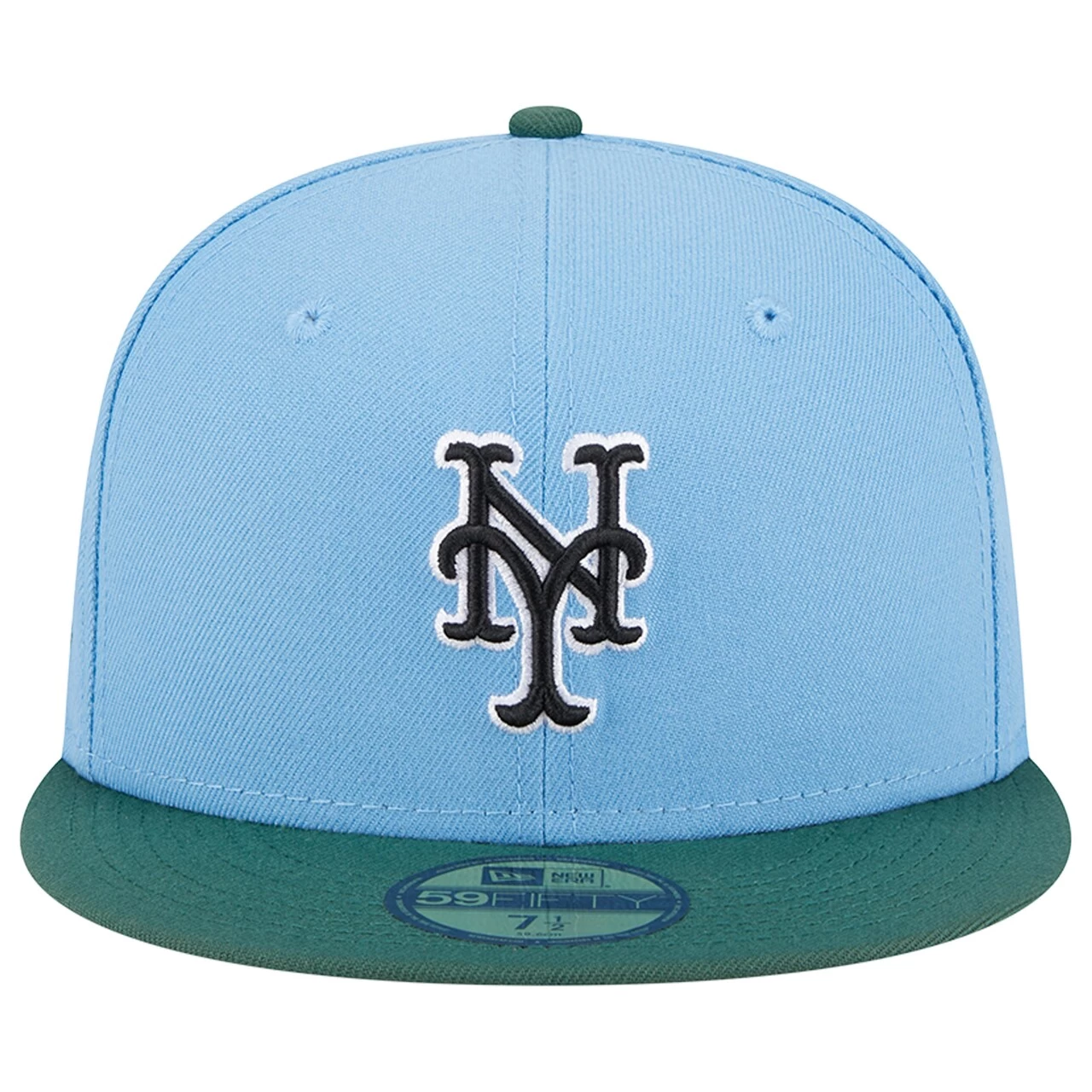 Men's New York Mets New Era Sky Blue/Cilantro 1986 World Series 59FIFTY Fitted Hat - Image 2