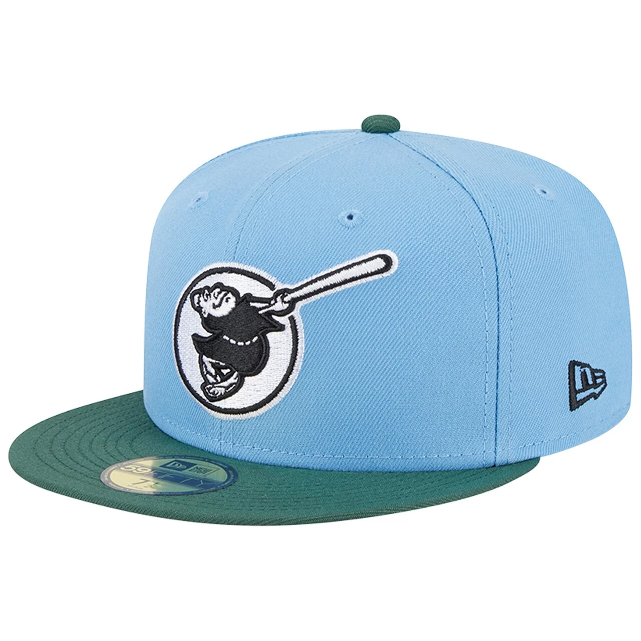 Men's San Diego Padres New Era Sky Blue/Cilantro 1998 World Series 59FIFTY Fitted Hat - Image 3