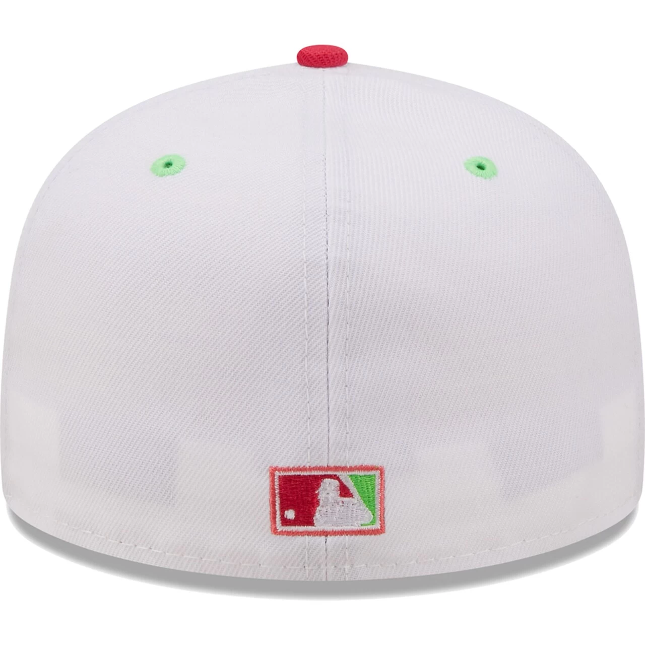 Men's Miami Marlins New Era White/Coral 25th Anniversary Strawberry Lolli 59FIFTY Fitted Hat - Image 4