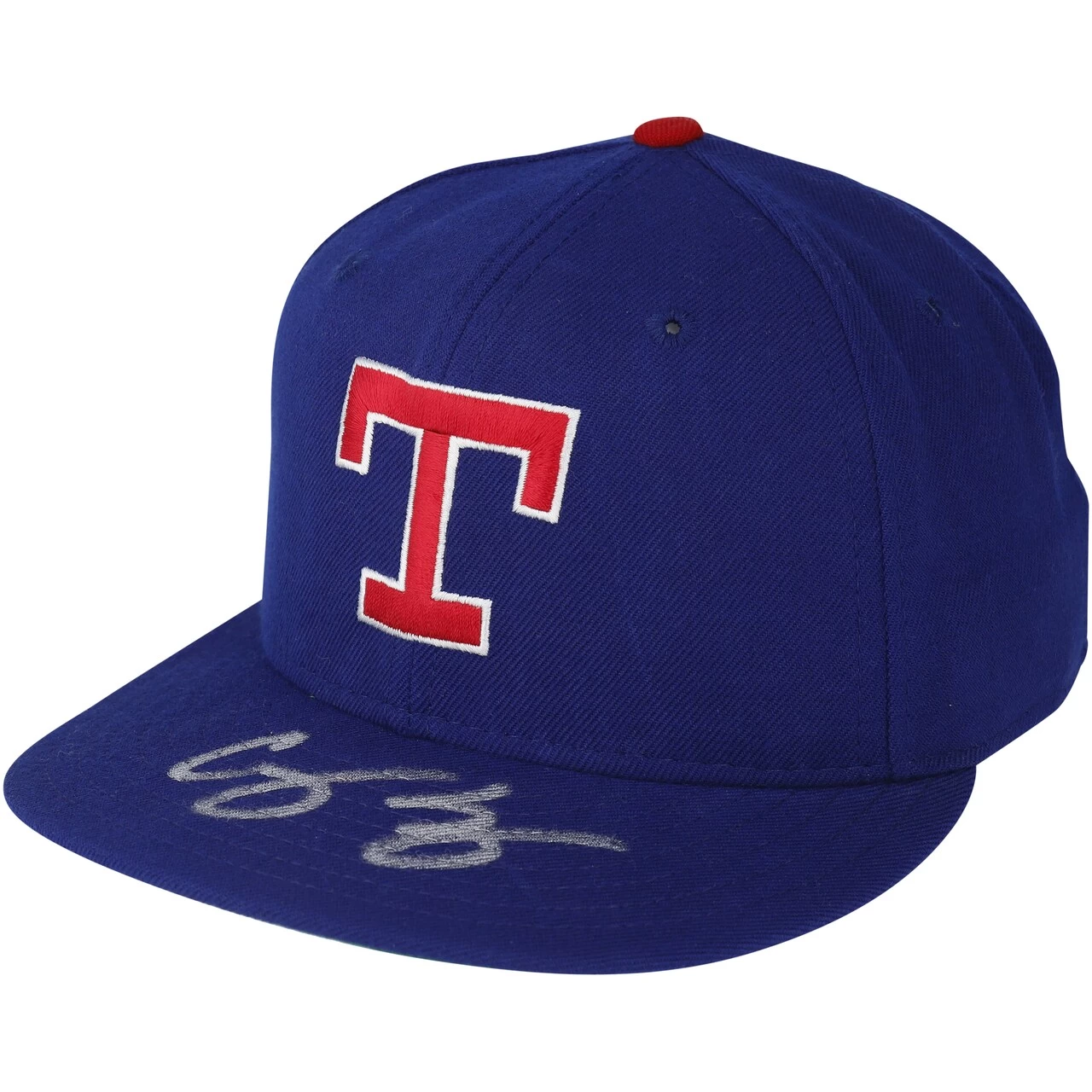 Autographed Texas Rangers Corey Seager Fanatics Authentic Royal New Era Baseball Cap