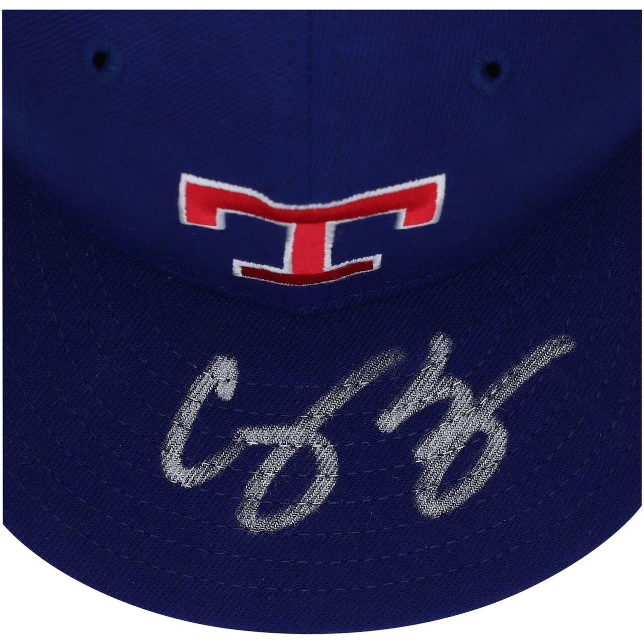 Autographed Texas Rangers Corey Seager Fanatics Authentic Royal New Era Baseball Cap - Image 2