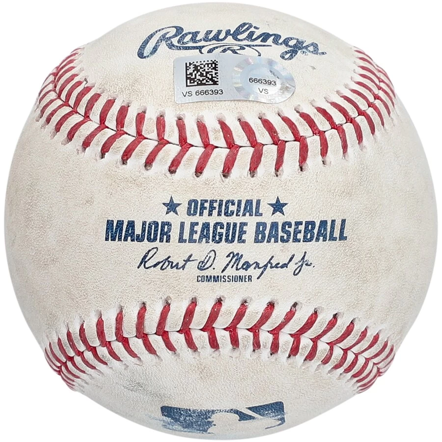 Texas Rangers Corey Seager Fanatics Authentic Game-Used Baseball Vs. New York Yankees On May 8, 2022 - VS732737