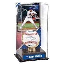 Texas Rangers Corey Seager Fanatics Authentic Gold Glove Display Case With Image