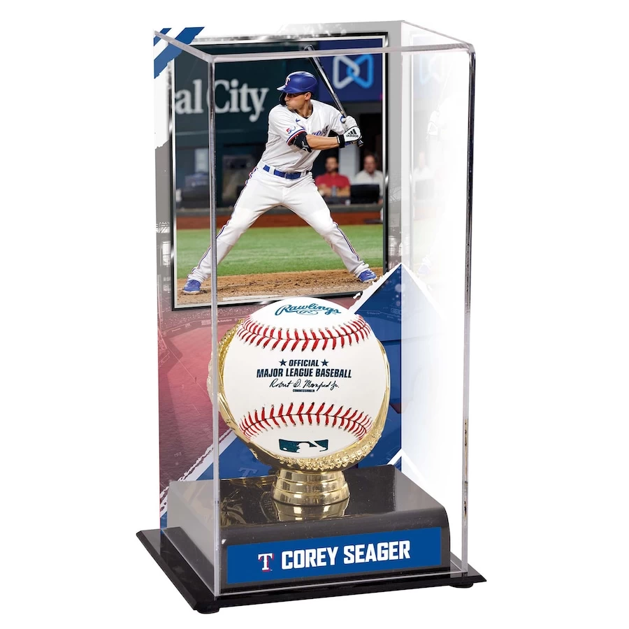 Texas Rangers Corey Seager Fanatics Authentic Gold Glove Display Case With Image