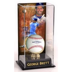 Kansas City Royals George Brett Fanatics Authentic Hall Of Fame Sublimated Display Case With Image