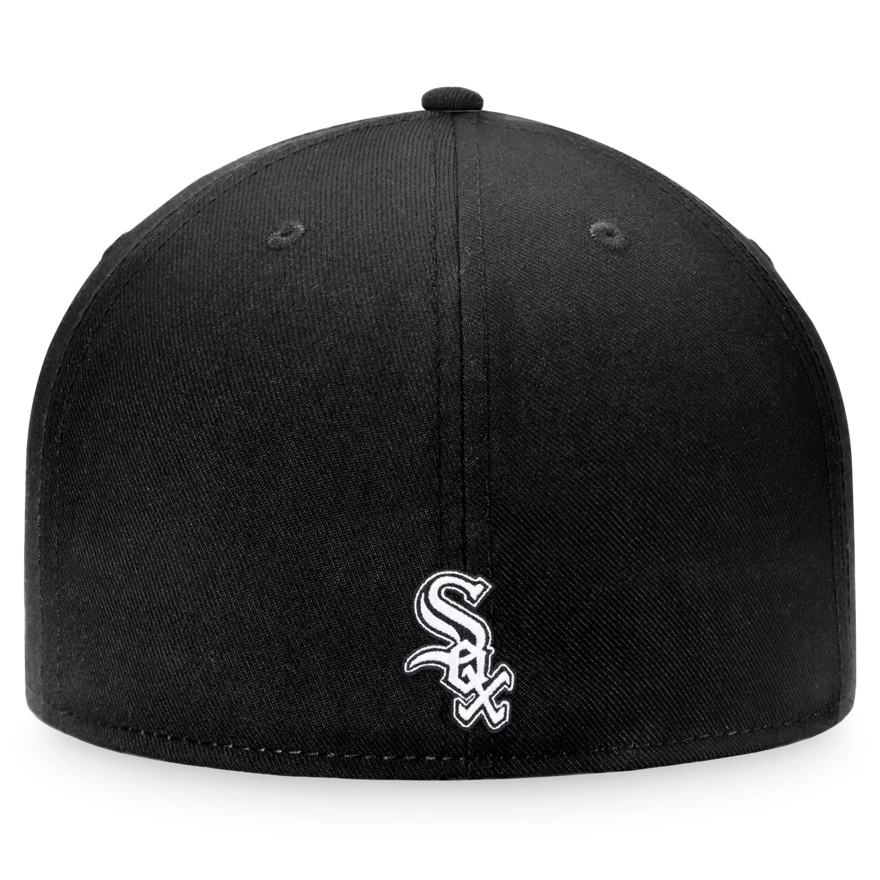 Men's Chicago White Sox Fanatics Branded Black/Gray Fundamental Two-Tone Fitted Hat - Image 4