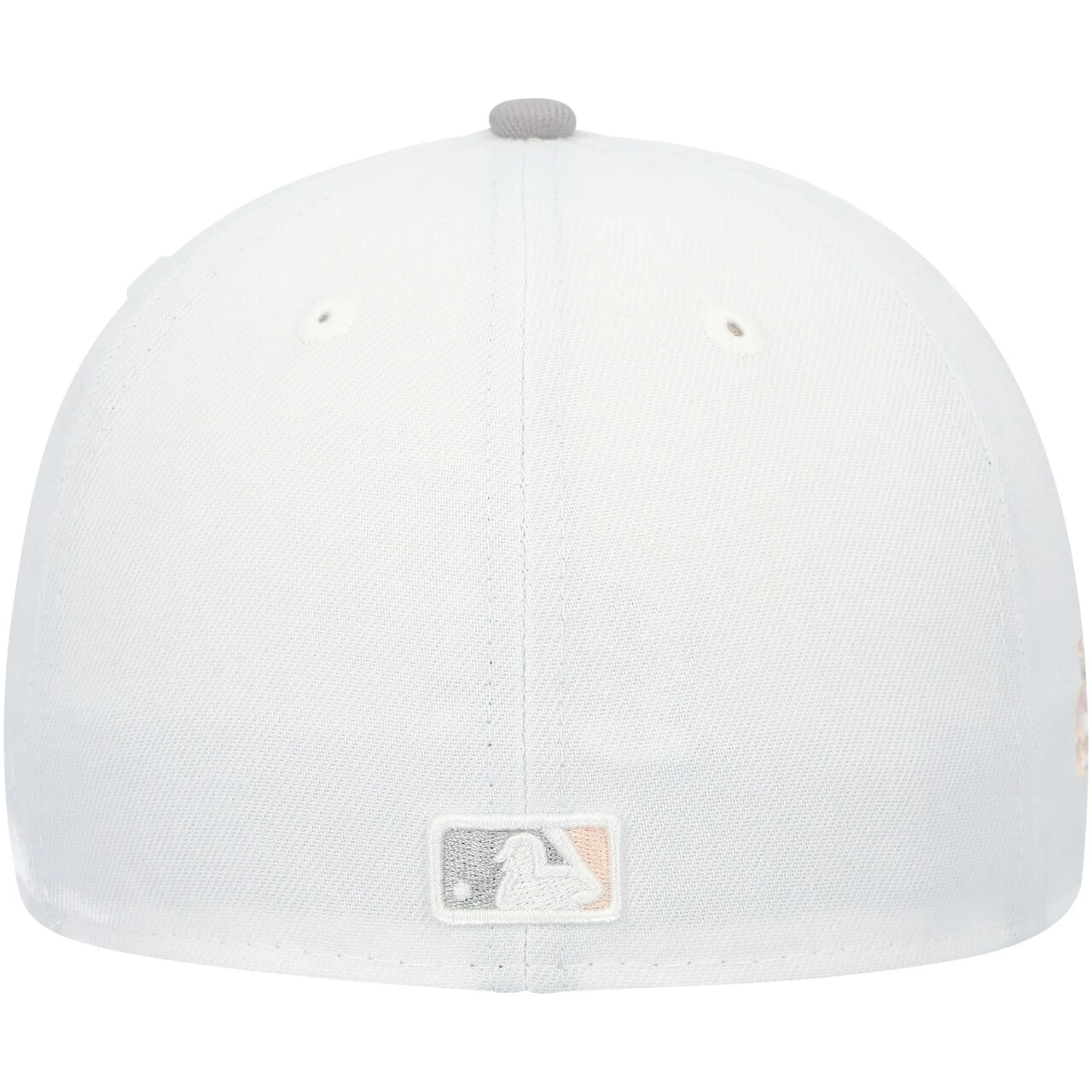Men's Tampa Bay Rays New Era White/Gray 2008 World Series Side Patch Undervisor 59FIFTY Fitted Hat - Image 4