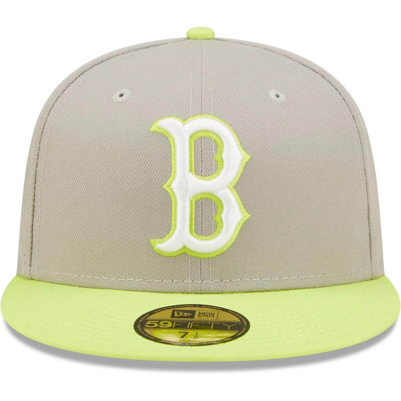 Men's Boston Red Sox New Era Gray/Green 1967 World Series Cyber 59FIFTY Fitted Hat - Image 2