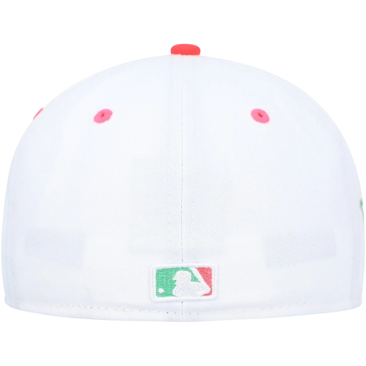 Men's Cleveland Guardians New Era White/Green Watermelon Lolli 59FIFTY Fitted Hat - Image 4