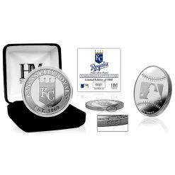 Kansas City Royals Highland Mint Silver Mint Coin