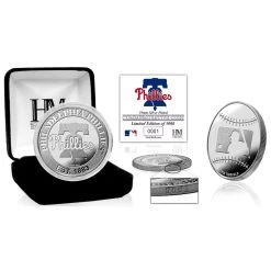 Philadelphia Phillies Highland Mint Silver Mint Coin