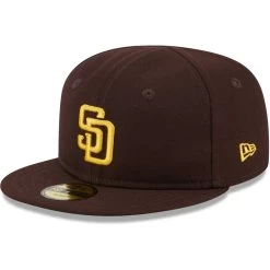 Infant San Diego Padres New Era Brown My First 59FIFTY Fitted Hat