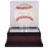 Autographed Toronto Blue Jays Jose Berrios Fanatics Authentic Baseball & Mahogany Baseball Display Case