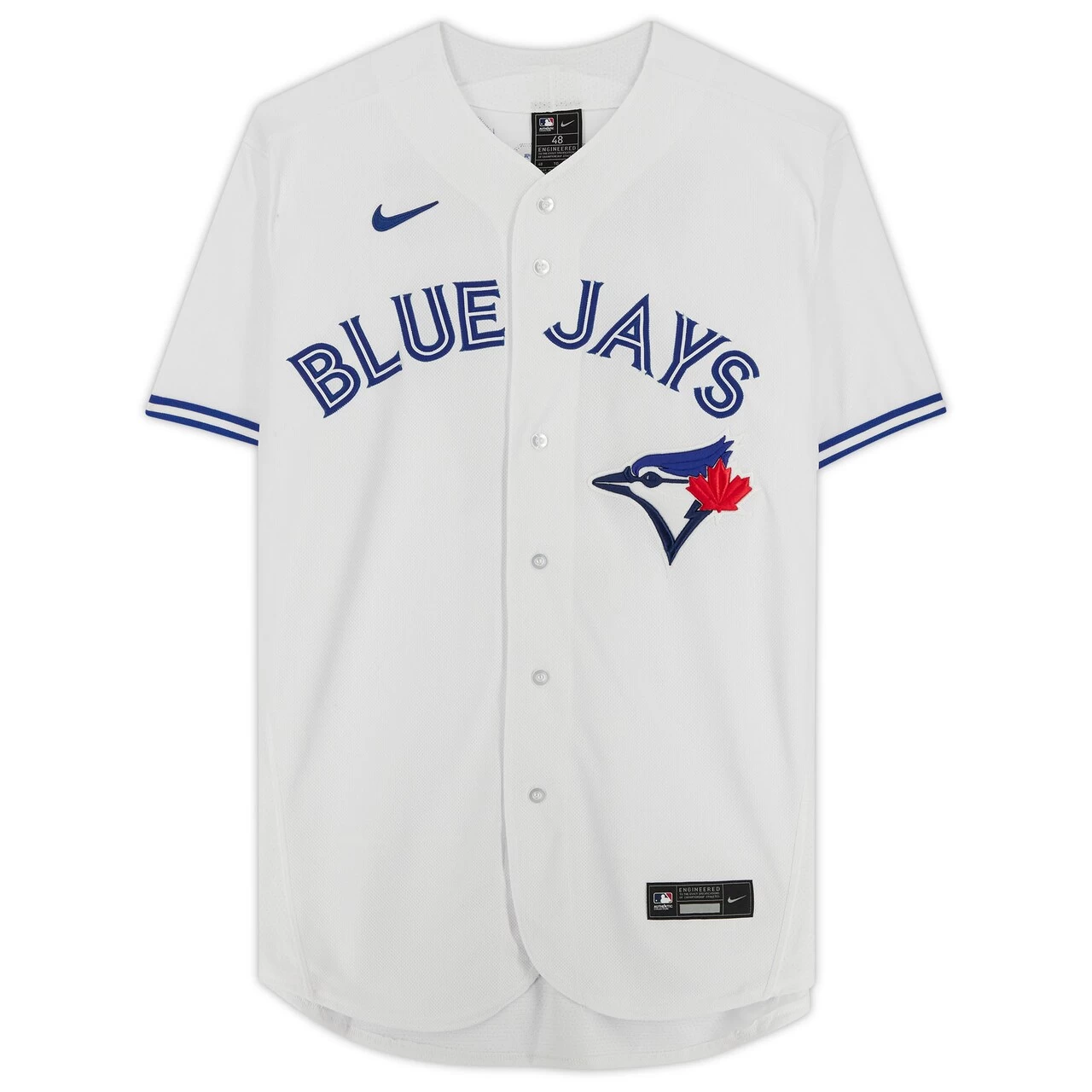 Autographed Toronto Blue Jays Jose Berrios Fanatics Authentic White Nike Authentic Jersey - Image 3