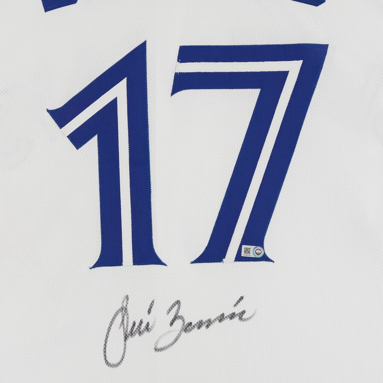 Autographed Toronto Blue Jays Jose Berrios Fanatics Authentic White Nike Authentic Jersey - Image 4