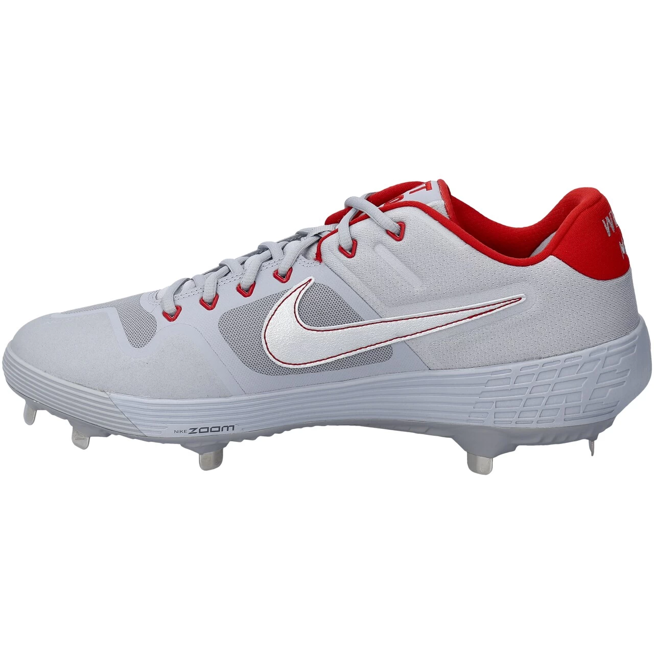 Philadelphia Phillies J.T. Realmuto Fanatics Authentic Gray And Red Nike Player-Issued Cleats From The 2021 MLB Season - Image 4