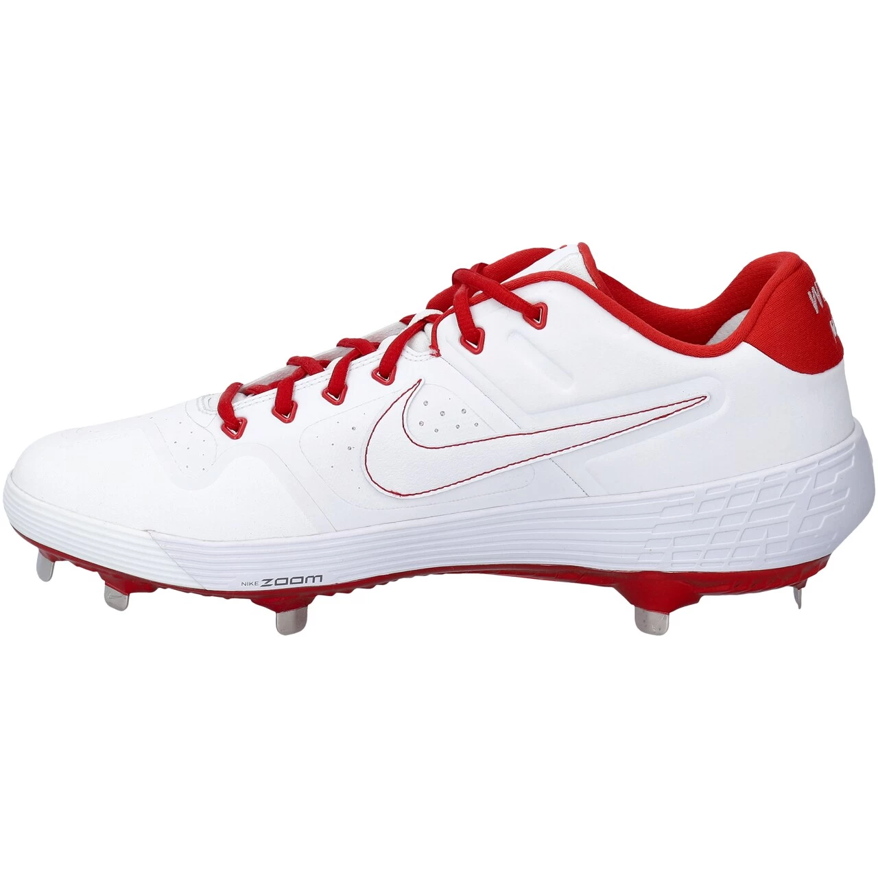 Philadelphia Phillies J.T. Realmuto Fanatics Authentic White And Red Nike Player-Issued Cleats From The 2021 MLB Season - Image 4