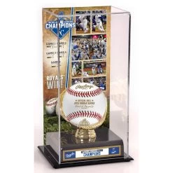Kansas City Royals Fanatics Authentic 2015 MLB World Series Champions Gold Glove Display Case With Image
