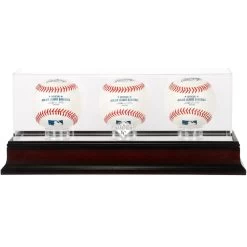 Kansas City Royals Fanatics Authentic 2015 MLB World Series Champions Mahogany Three Baseball World Series Champions Logo Display Case