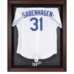 Kansas City Royals Fanatics Authentic Brown Framed Logo Jersey Display Case