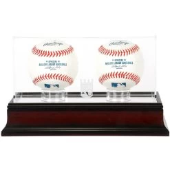 Kansas City Royals Fanatics Authentic Mahogany 2-Baseball Display Case