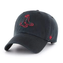 Men's Boston Red Sox '47 Black Clean Up Adjustable Hat