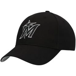 Men's Miami Marlins Black '47 All-Star Adjustable Hat