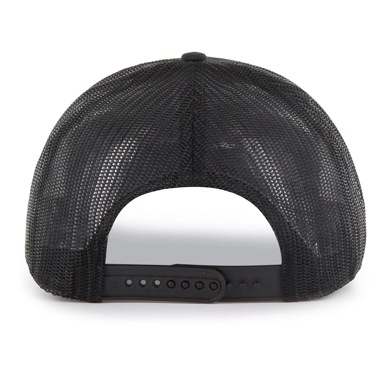 Men's Miami Marlins '47 Black Ridgeline Tonal Patch Trucker Adjustable Hat - Image 2