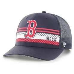Men's Boston Red Sox '47 Blue Cumberland Trucker Snapback Adjustable Hat