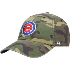 Men's Chicago Cubs '47 Camo Team Clean Up Adjustable Hat