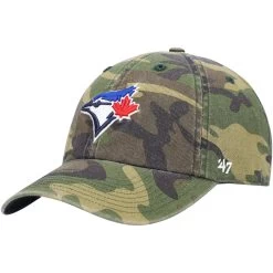 Men's Toronto Blue Jays '47 Camo Team Clean Up Adjustable Hat