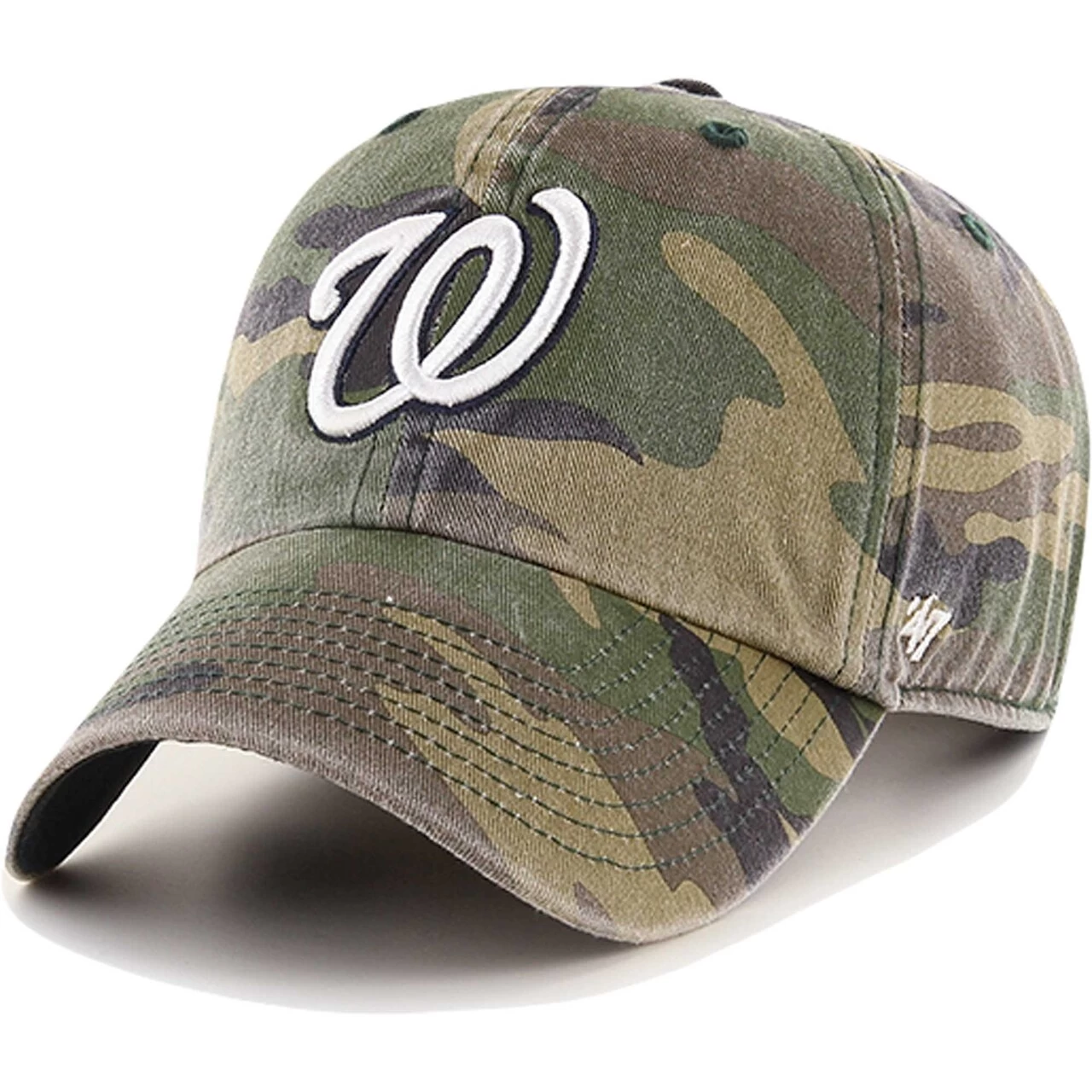 Men's Washington Nationals '47 Camo Team Clean Up Adjustable Hat