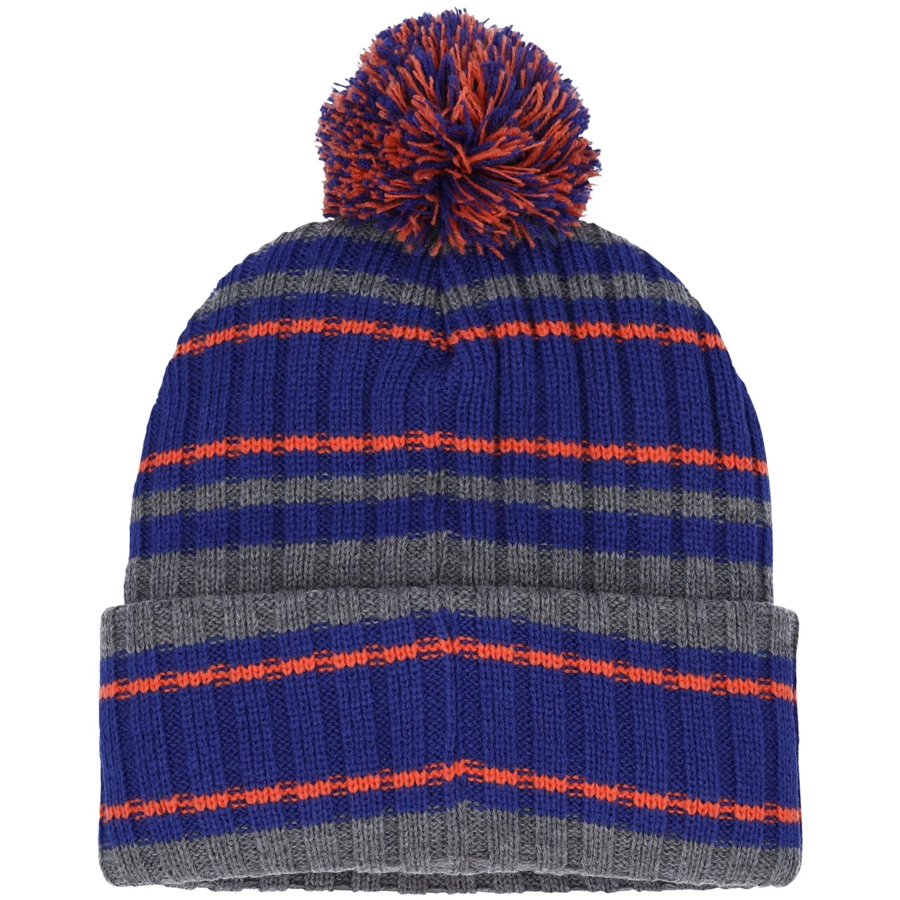 Men's New York Mets '47 Gray Rexford Cuffed Knit Hat With Pom - Image 2
