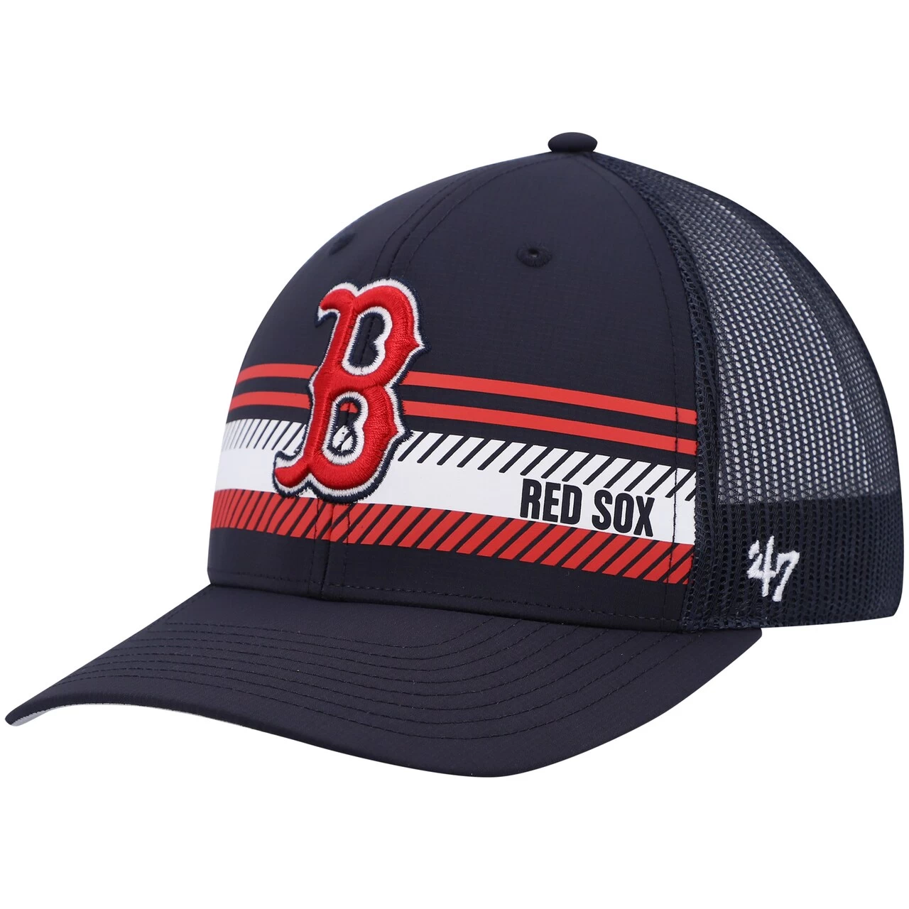 Men's Boston Red Sox '47 Navy Cumberland Trucker Snapback Hat